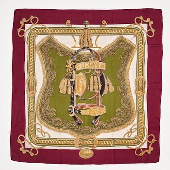 Hermès, scarf, “Bride de Cour”.