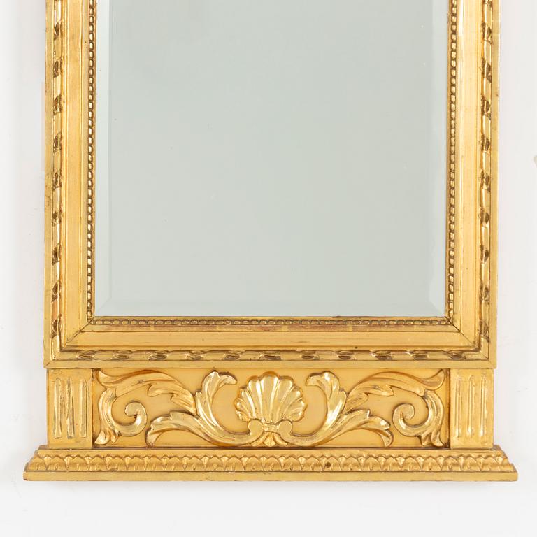 A late Gustavian style mirror, John Lundmark, early 20th Century.