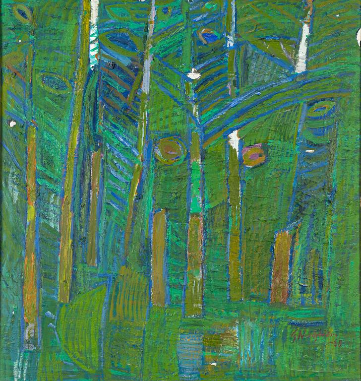 Gunnar Nordström, "Skog II grön".