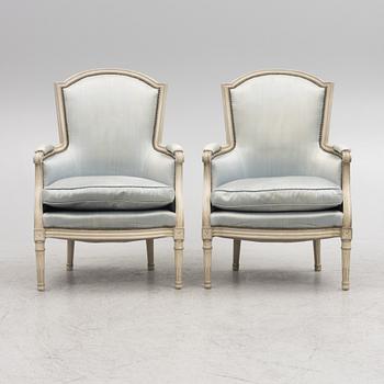 Beregerer, ett par, Louis XVI-stil, 1900-tal.