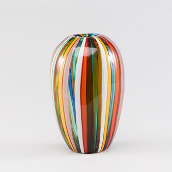 A Murano Cenedese glass vase.