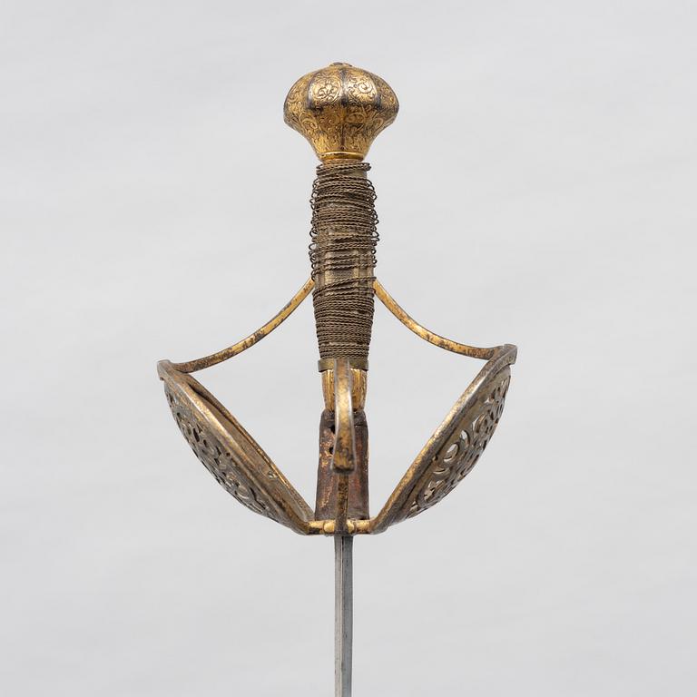 Rapier, early 17th century.