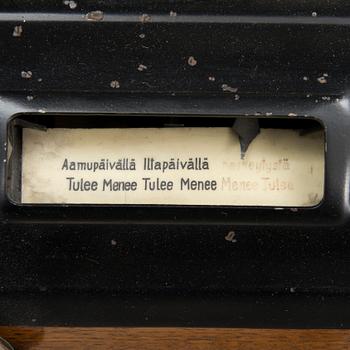 KELLOKORTTIKONE, 1900-luvun alkupuoli.