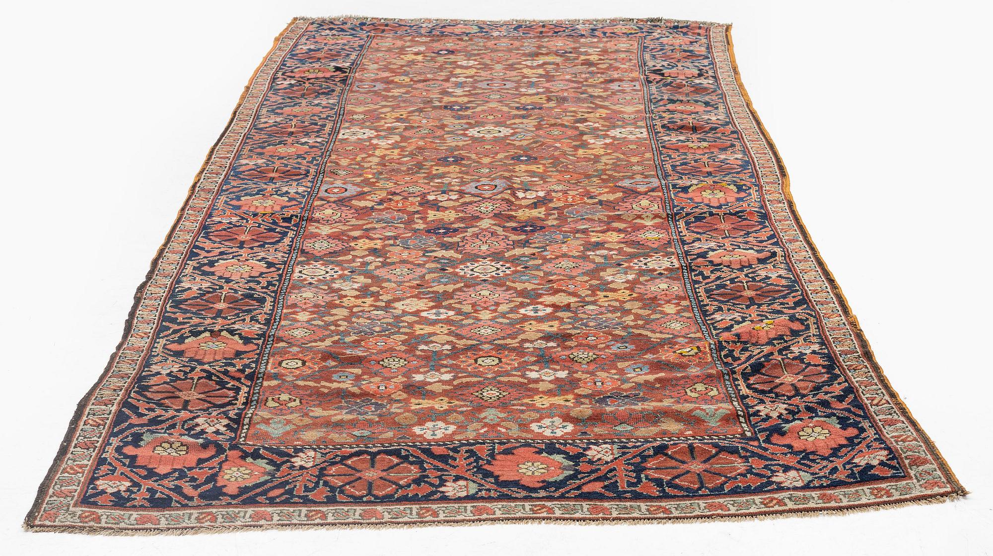 An antique Kurdish kelleh, Northwest Persia, c. 340 x 150 cm.