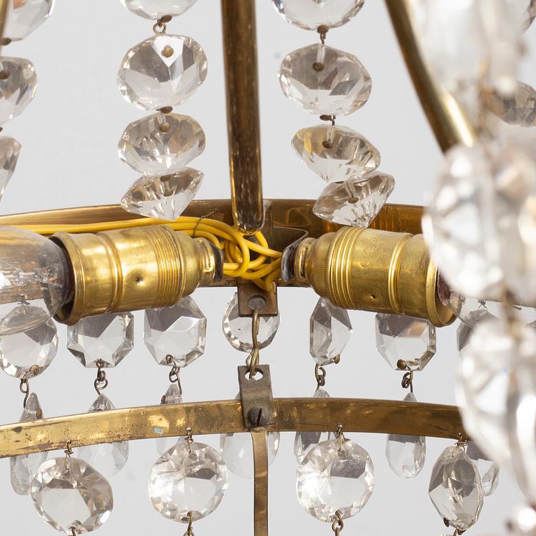 Ljuskrona/takkrona, empirestil, 1900-tal.