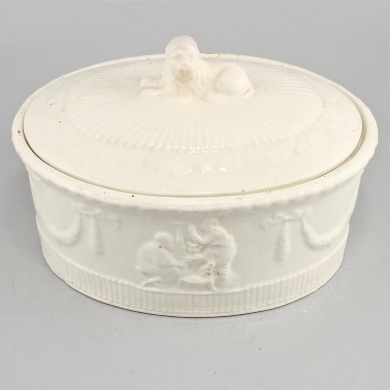 PASTEJTERRIN, flintgods, Höganäs, omkring 1900.