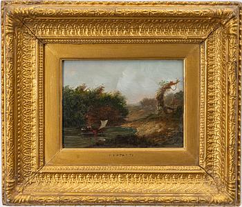 Patrick Nasmyth, in the manner of, Landscape with boat.