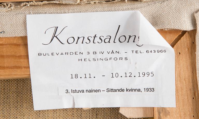 Yngve Bäck, Istuva nainen.
