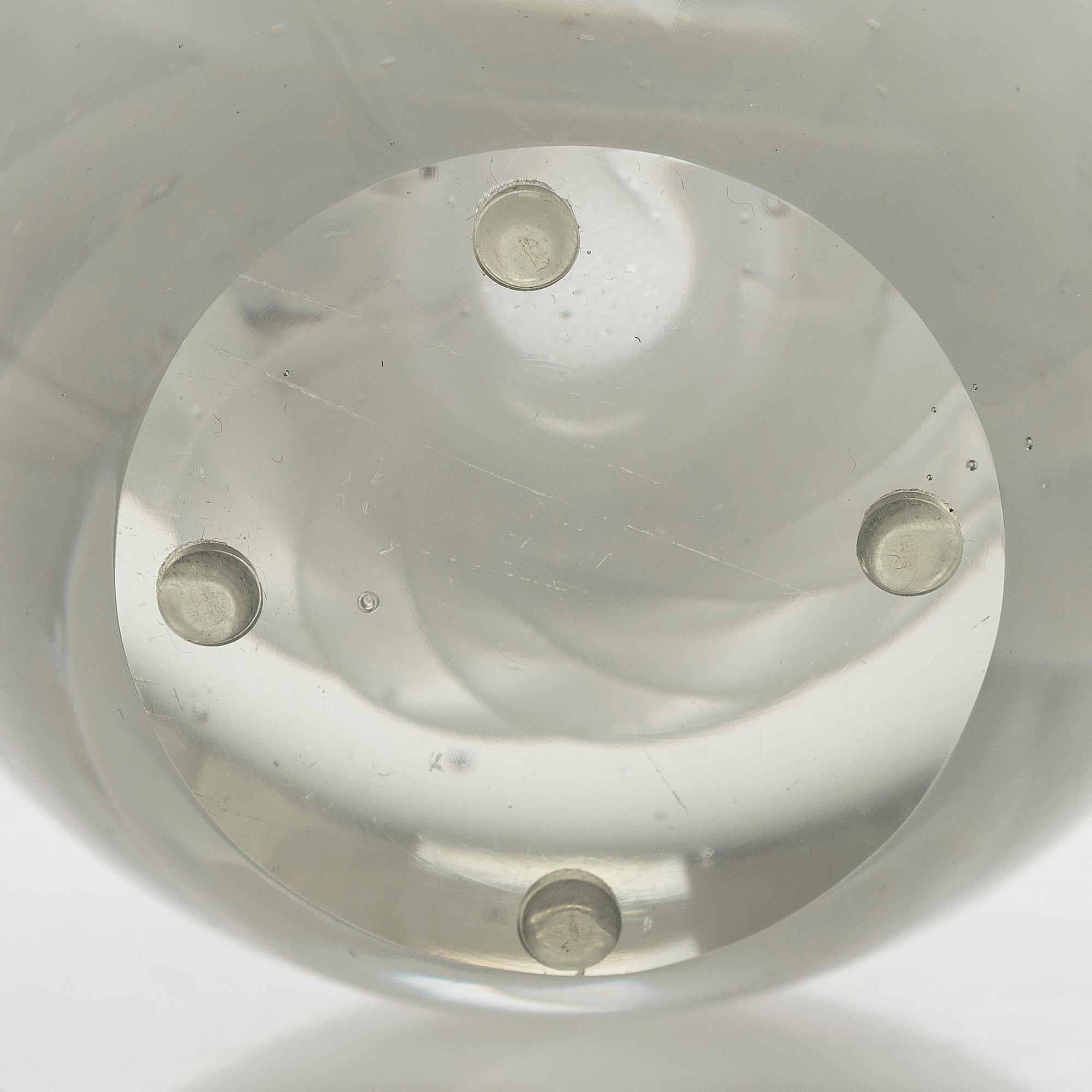 Gunnel Nyman, vas, modell "GN 33", Nuutajärvi Notsjö 1949 - 1951 osignerad.