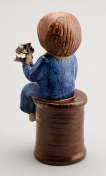 FIGUR, stengods, Lisa Larson, Rörstrand.