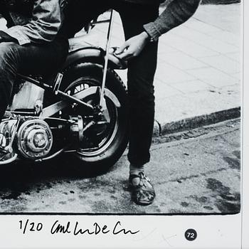 Carl Johan De Geer, photograph, signed 1/20.