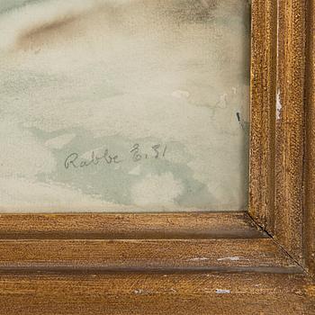 RABBE ENCKELL, water color, signed and dated -31.