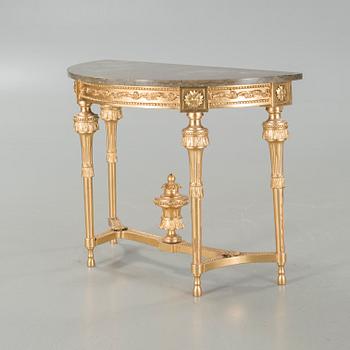 A Gustavian console table, around year 1800.