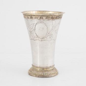 Gustaf Georg Rehnberg, bägare, silver, Norrköping 1799.