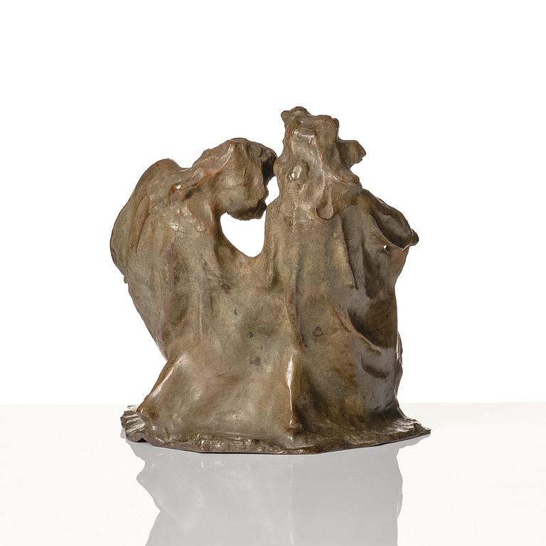 Carl Milles, Två barn och en hund.
