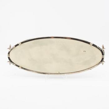 Carl Sigmund Luber tray for Johann Von Schwarz, early 20th century.