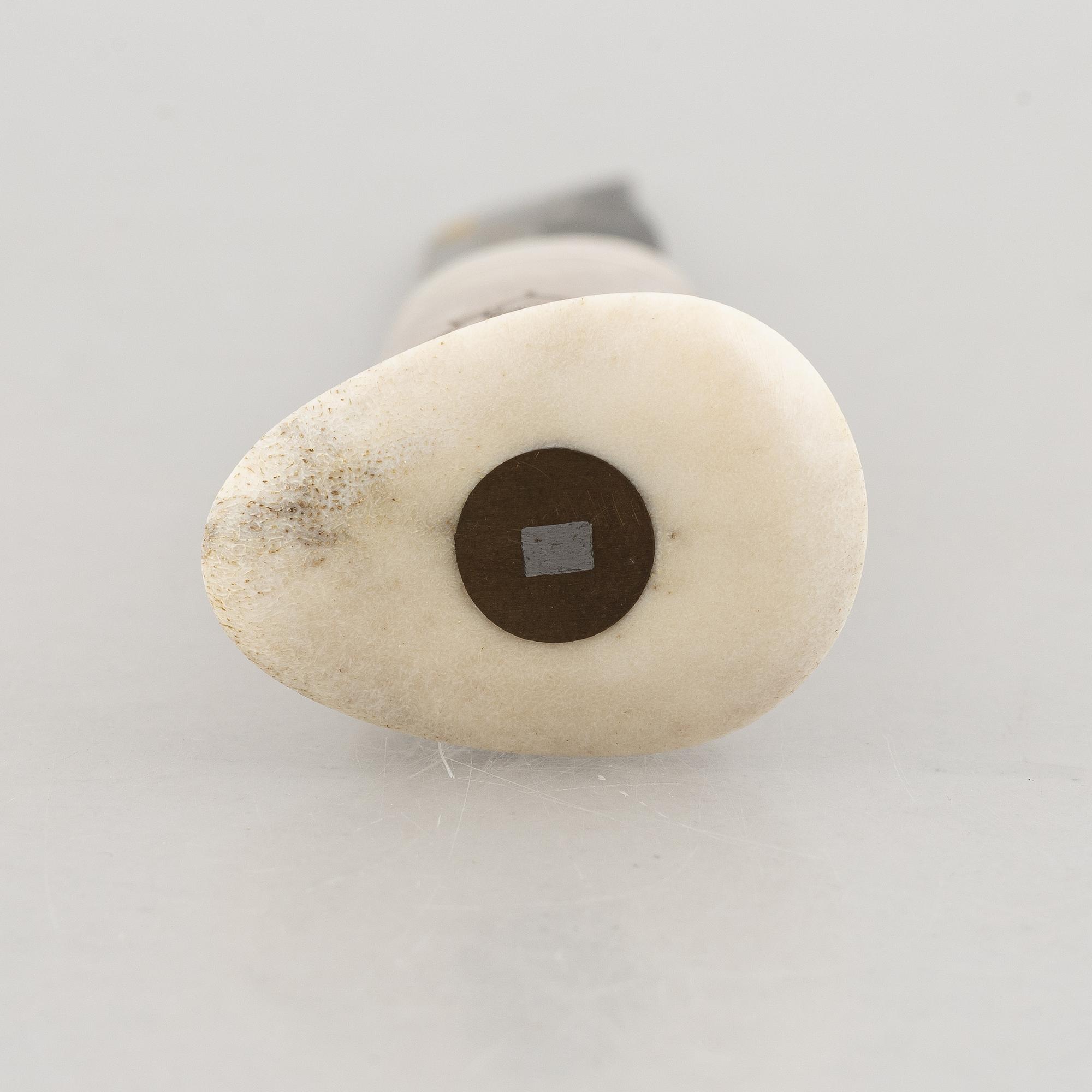 Roland Lundberg, a reindeer horn knife, Piteå.