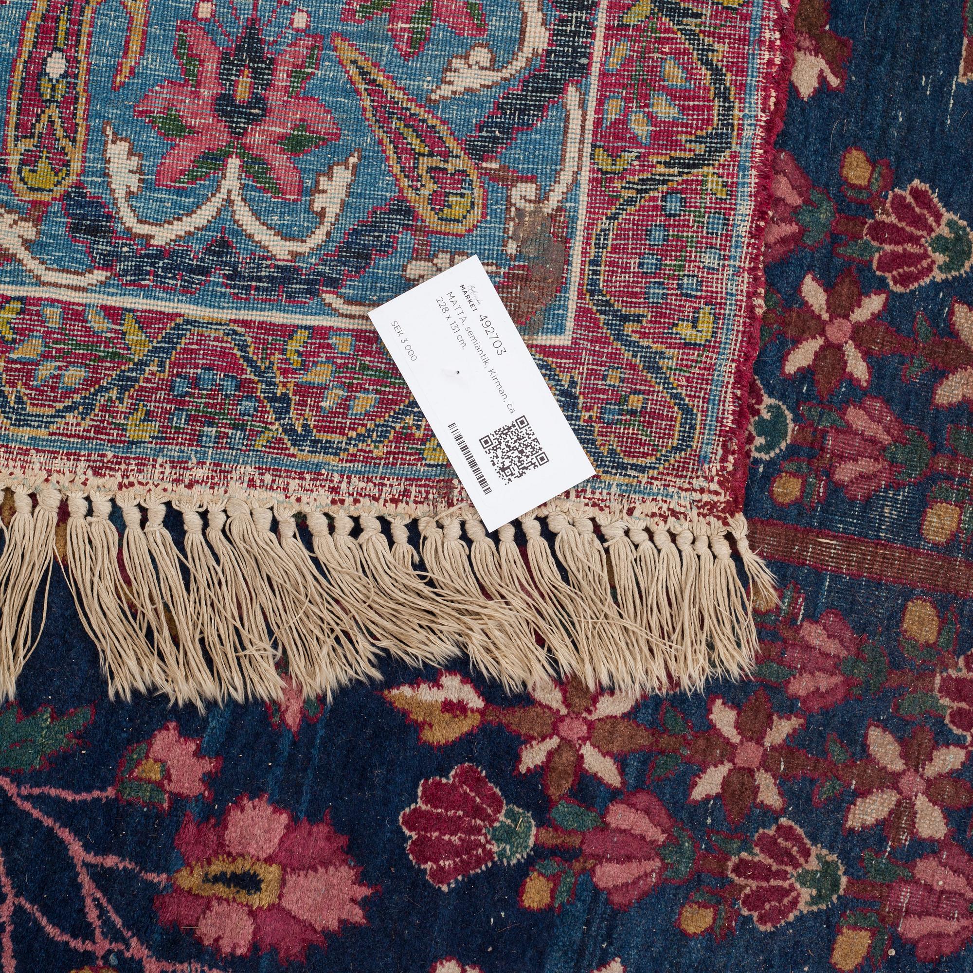 MATTA, semiantik, Kirman, ca 228 x 131 cm.