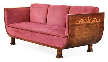 An Eric Chambert sofa/daybed, Chamberts Möbelfabrik, Norrköping 1930's.