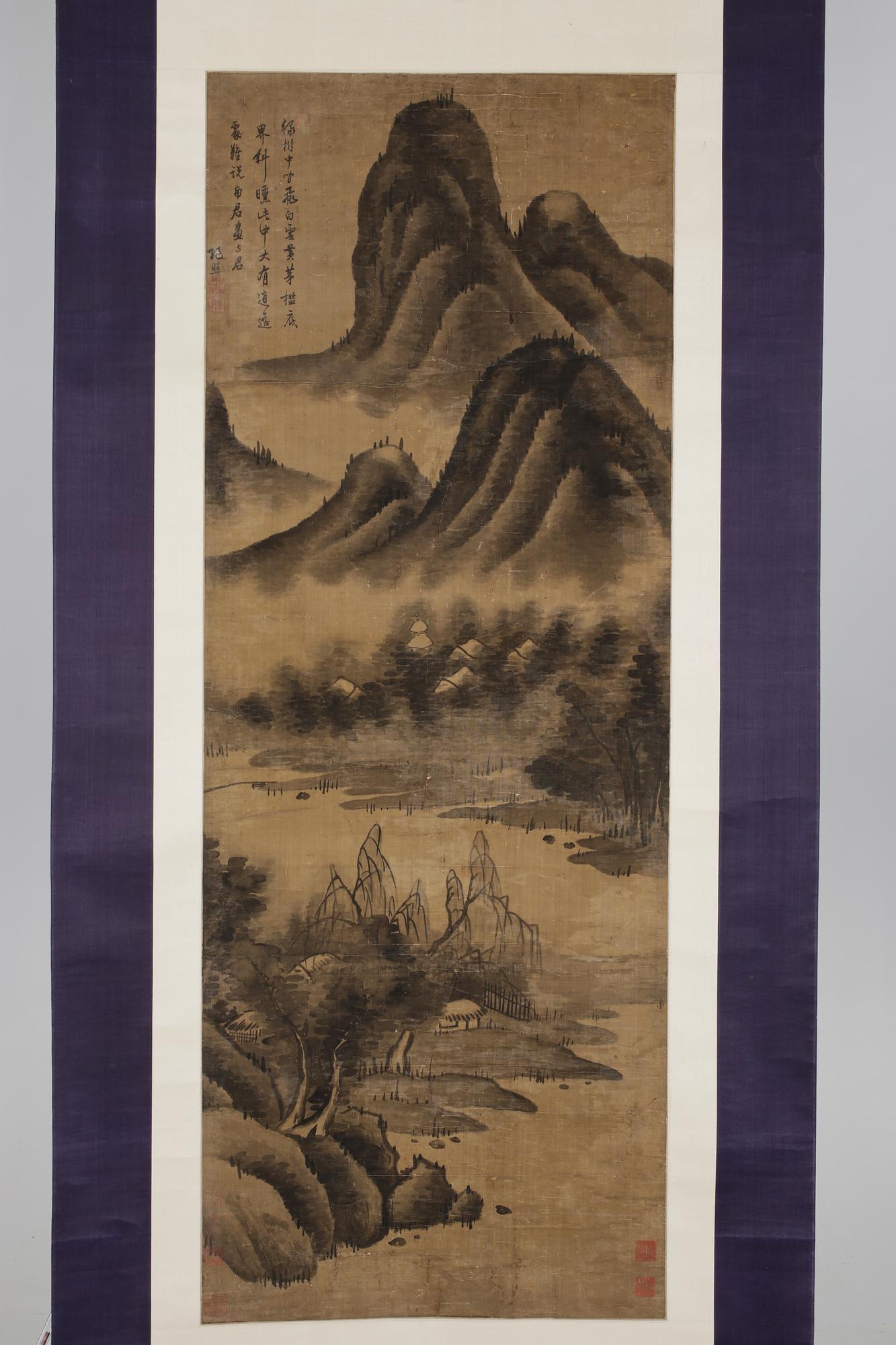 RULLMÅLNING, Kina, omkring 1900.