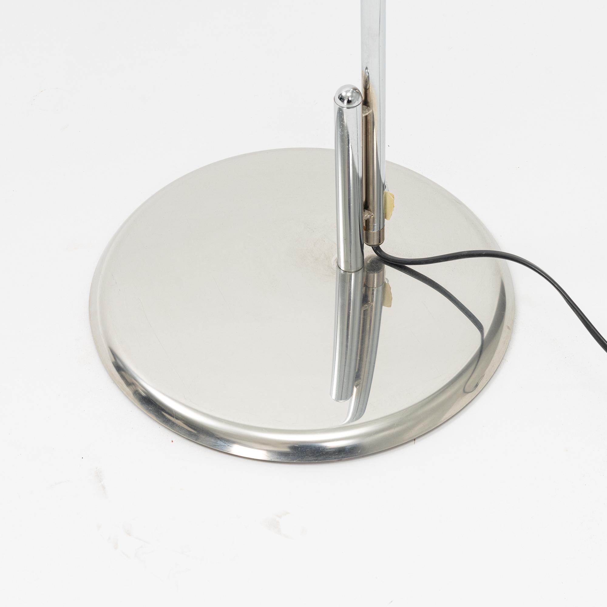 Börge Lindau & Bo Lindercrantz, a 'Zero' table lamp and 'Zero' floor lamp, late 20th century.