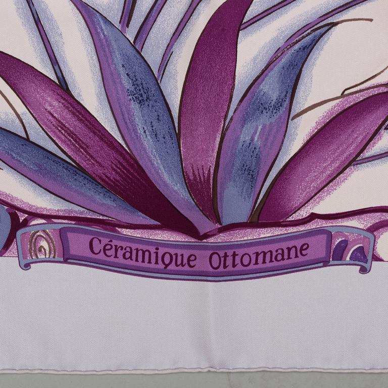 HERMÈS, scarf, "Ceramique Ottomane".