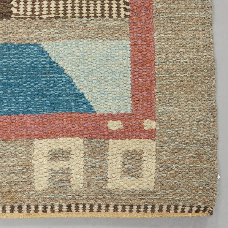 Agda Österberg, A CARPET. Flat weave. 302 x 198 cm. Signed A Ö.