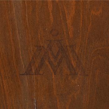 A mahogany and birch chest of drawers, Åtvidabergs Möbelfabrik, 1930's.