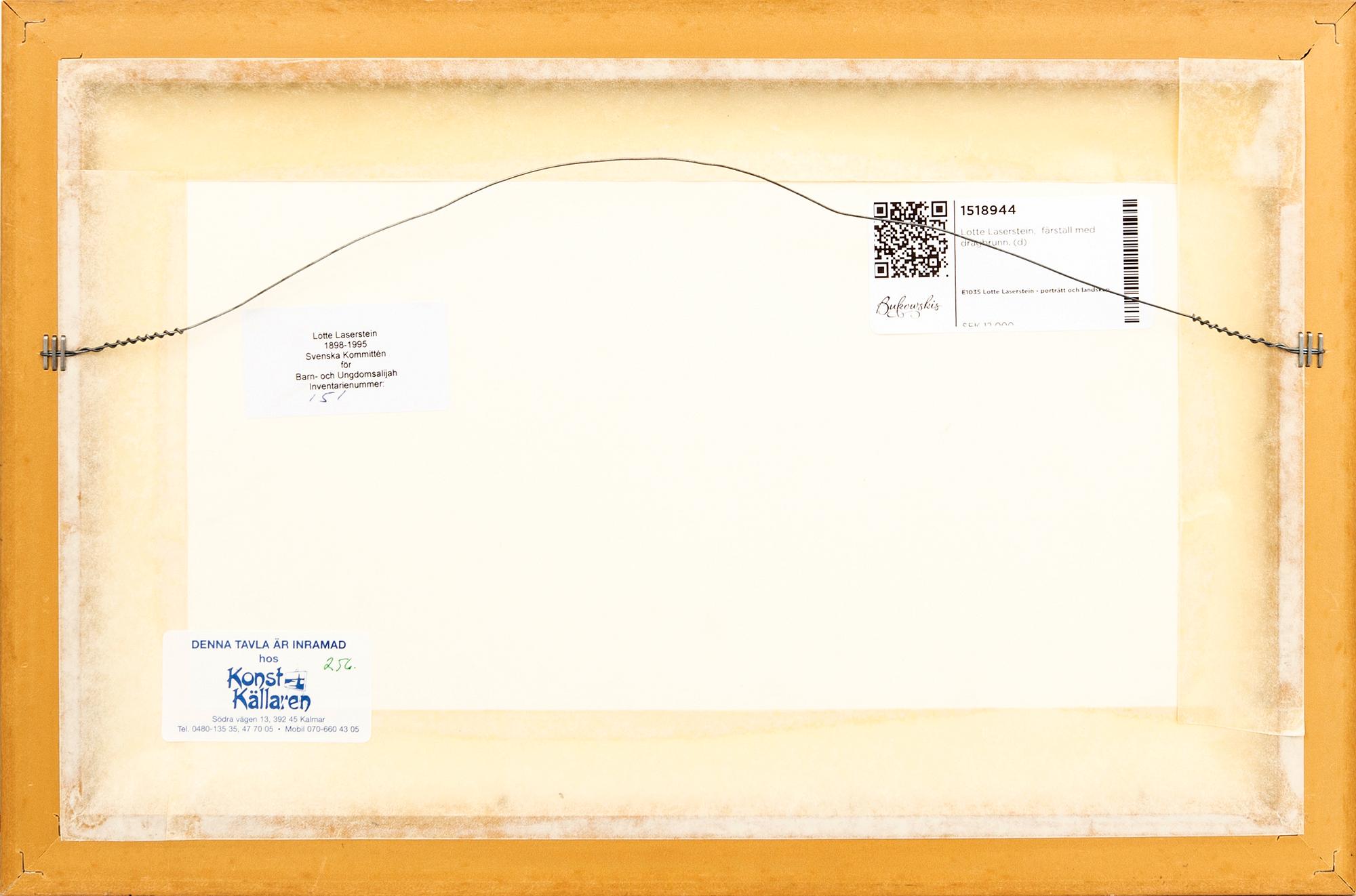 Lotte Laserstein,  fårstall med dragbrunn.