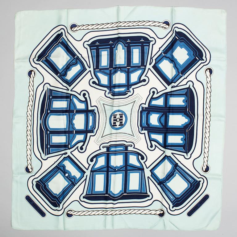Hermès, a silk scarf.