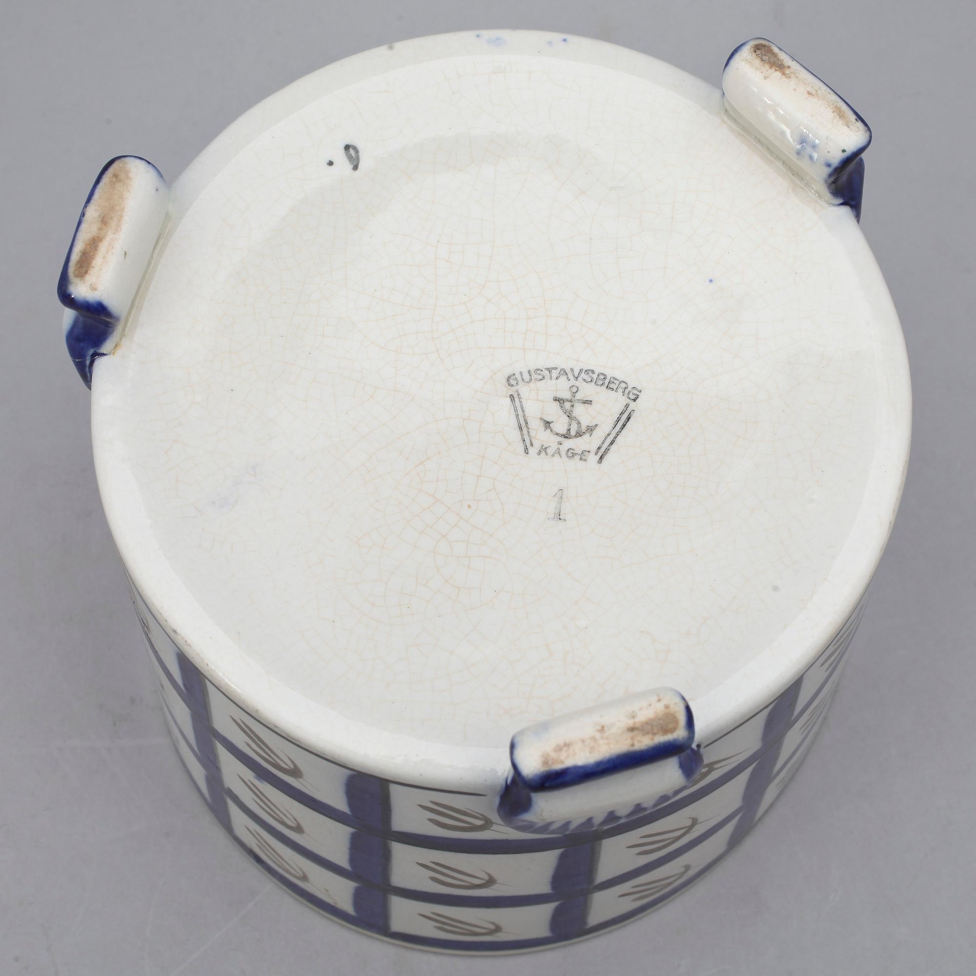 YTTERFODER, flintgods, Wilhelm Kåge, Gustavsberg, 1920-tal.