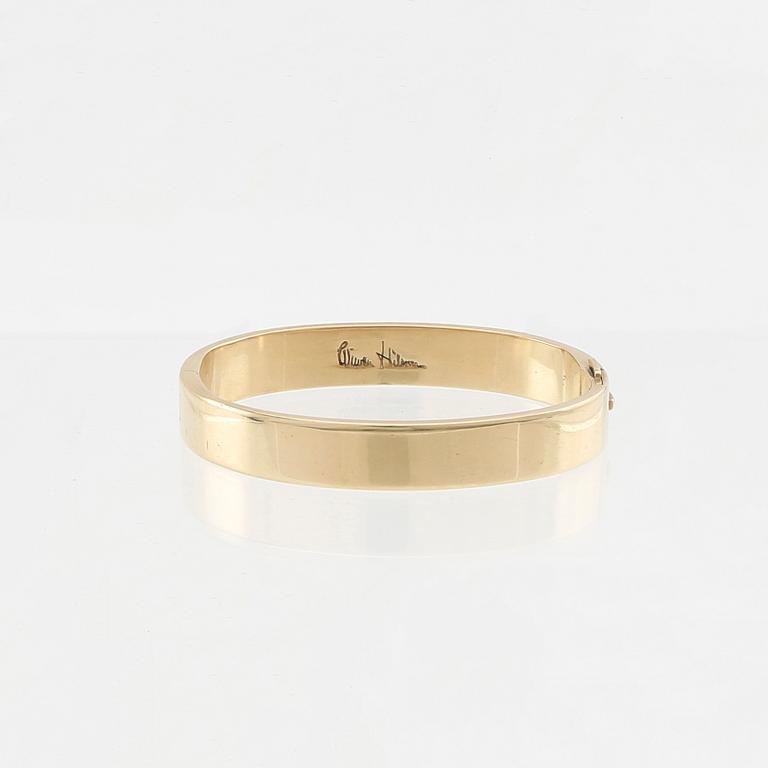 Wiwen Nilsson, armband 18K guld, Lund 1946.