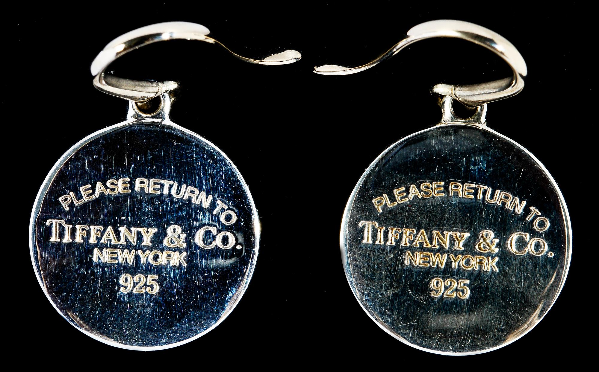 ÖRHÄNGEN, ett par, silver, Tiffany & Co.