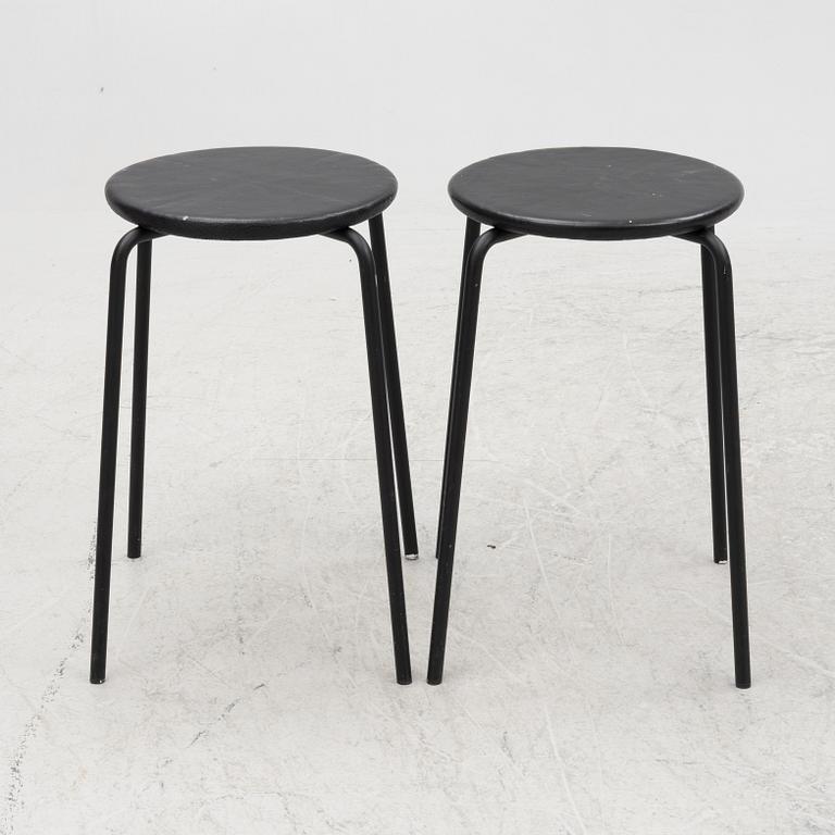 Jonas Bohlin, a pair of "palett" stools, Jonas Bohlin Design, Stockholm, Sweden.