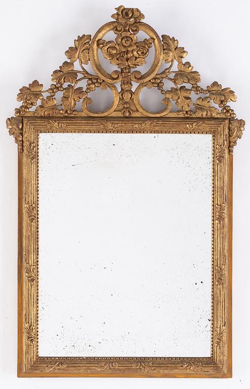 A pair of Danish mirrors, 18th Century.