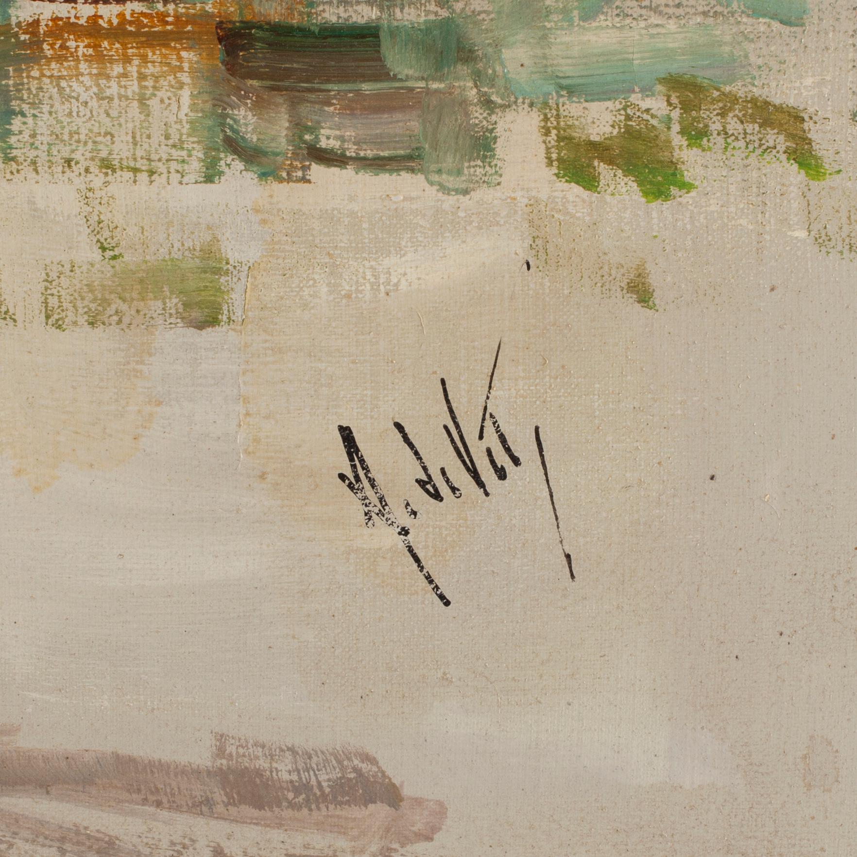 ANTONIO DEVITY, olja på duk, signerad.