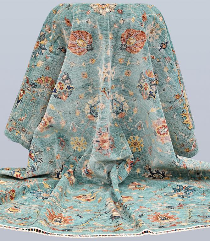 A carpet, Ziegler design, approx. 370 x 277 cm.