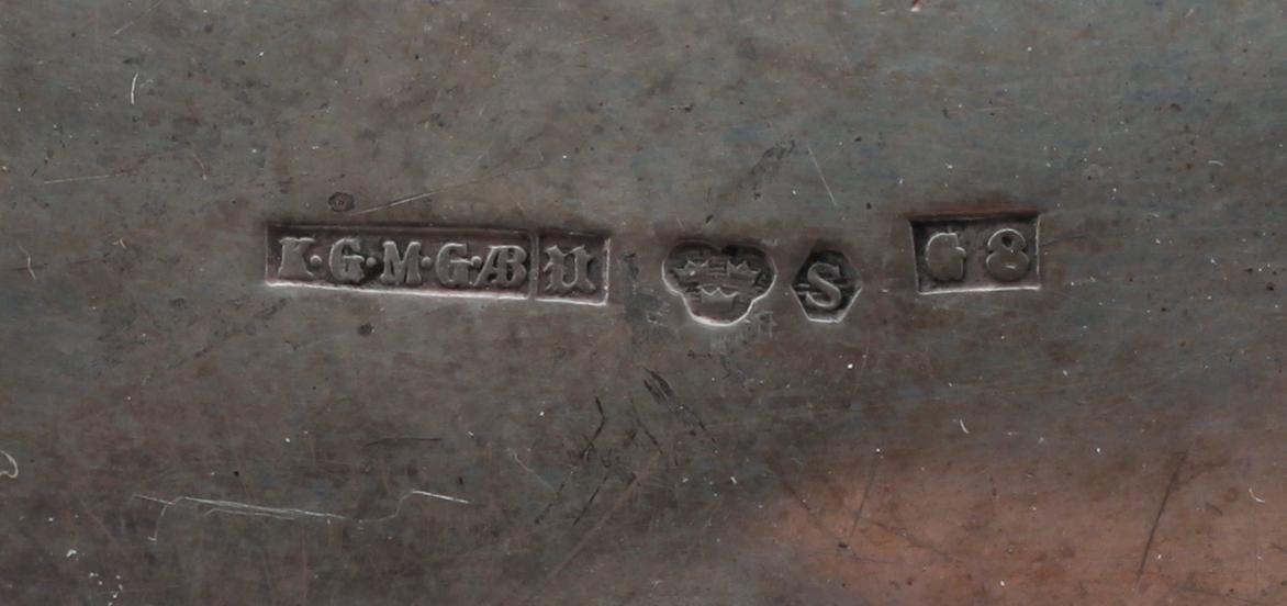 FAT, 2 st, silver, MGAB, Uppsala 1929/1933. Vikt ca 492 g.