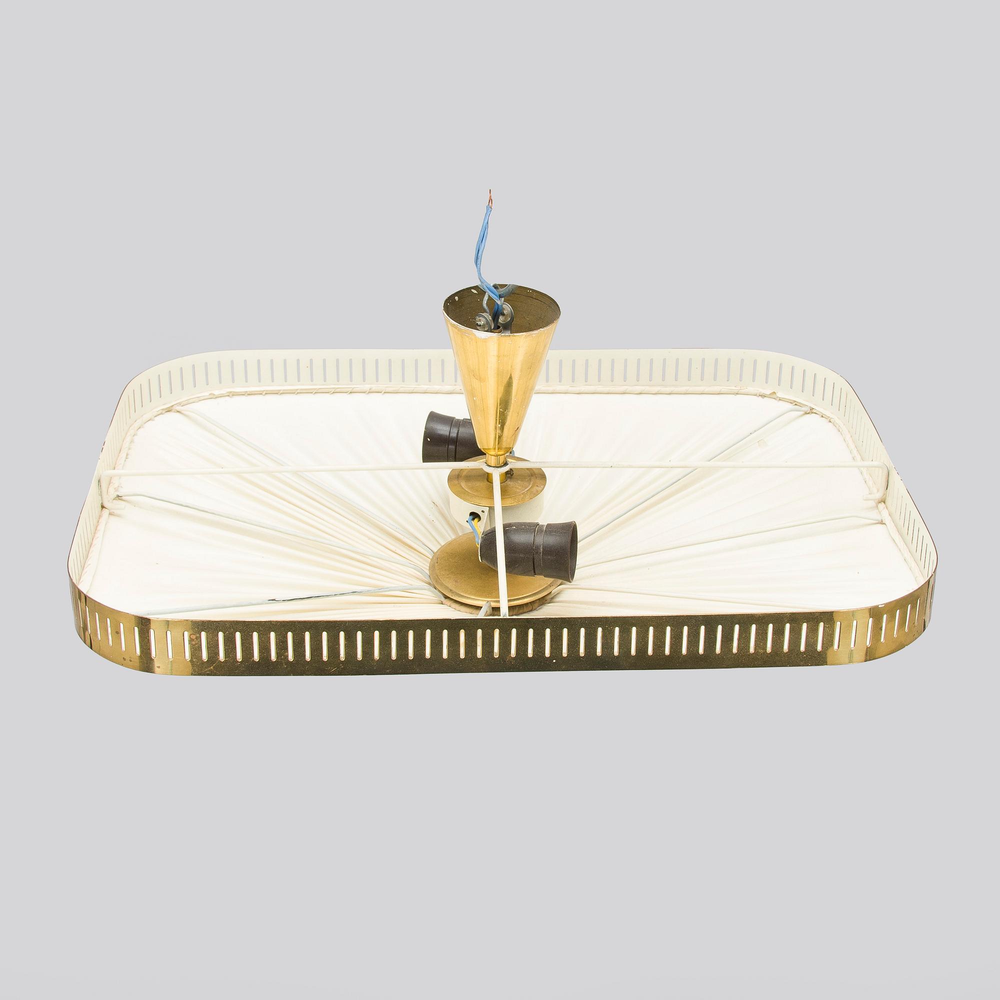 A mid-20th century ceiling light model ER 108, Itsu Finland.