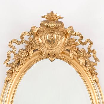 A late 19th century mirror.