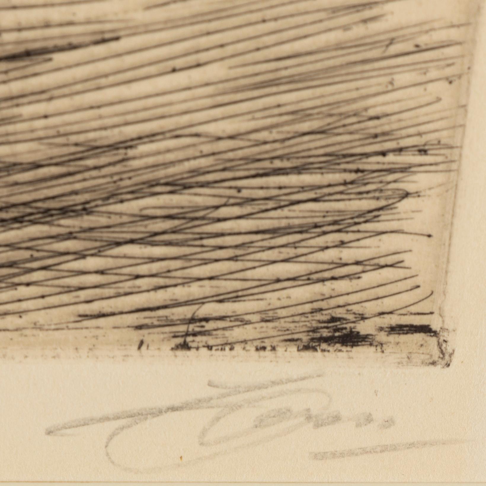 ANDERS ZORN, etching, 1913, signed in pencil.