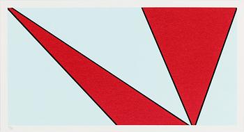 Olle Baertling · OLLE BAERTLING, färgserigrafi, numrerad med blyerts 4/21, blindstämpel Baertling Foundation.