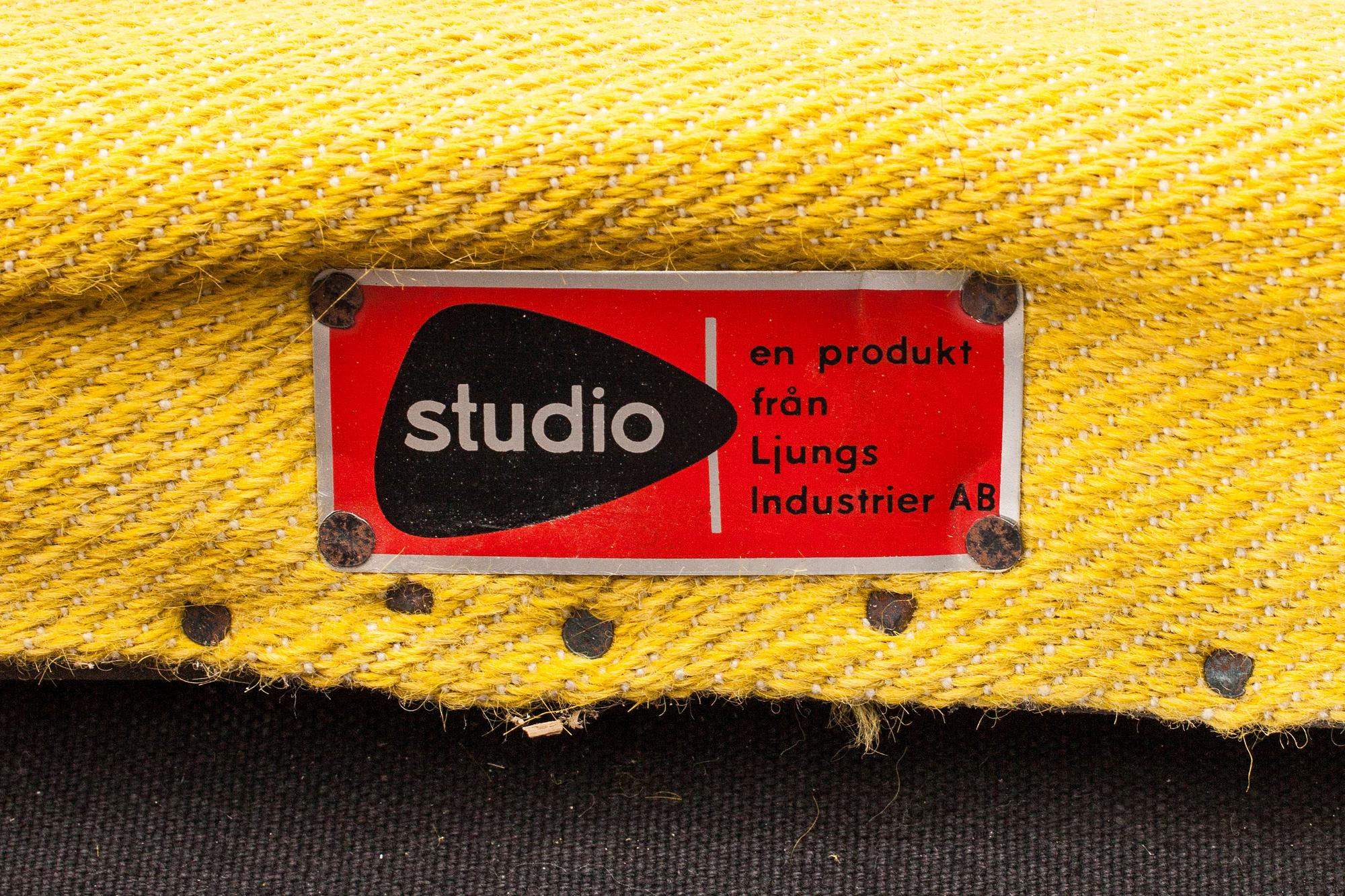 FÅTÖLJER, ett par, "Columbus", Hartmuth Lohmeyer, Ljungs industrier, 1950-60-tal.