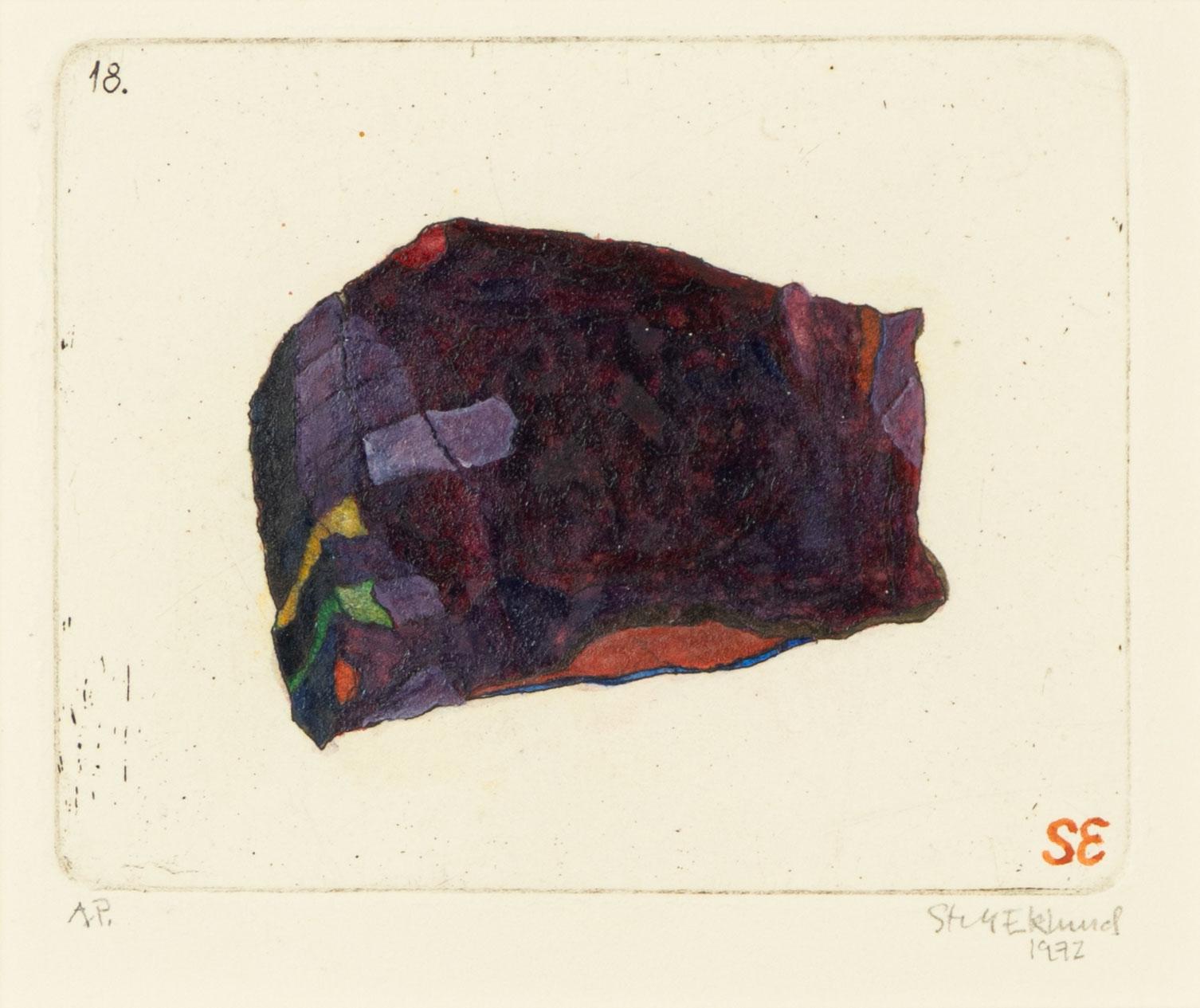 Sten Eklund, "Mineral II. Något större än nat. storl." From "Kullahusets hemlighet".