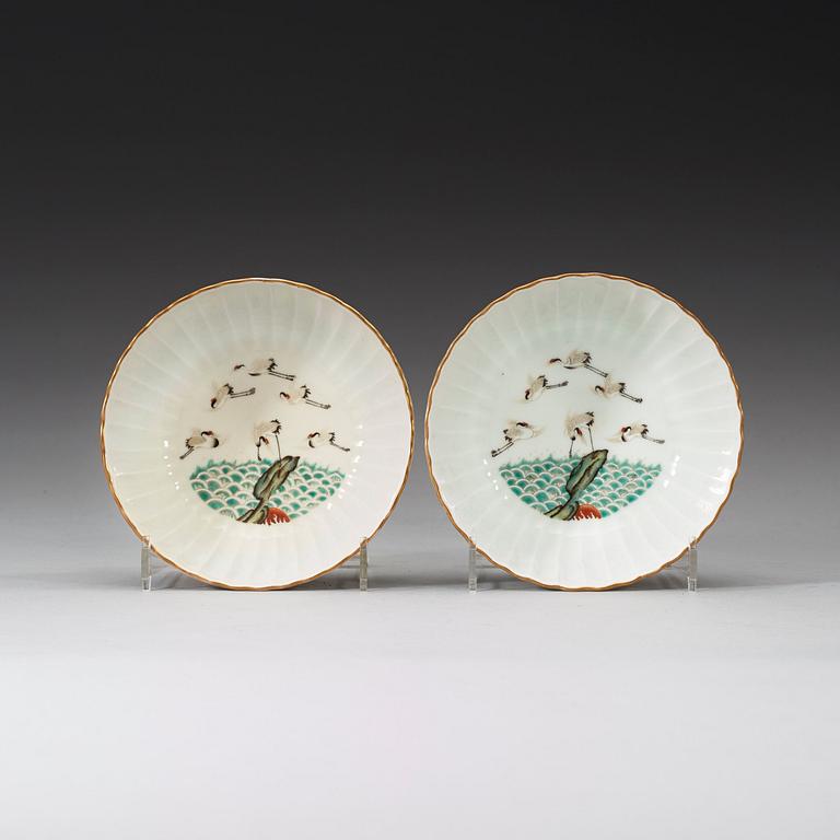 A pair of bowls, early 20th century with Daoguang seal mark in red.