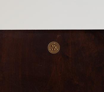 An Axel-Einar Hjorth 'Corall' birch desk by NK, Nordiska Kompaniet 1930's.