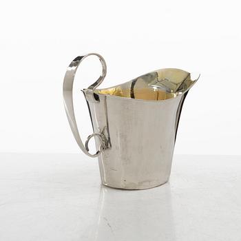 A Swedish silver creamer, marks of Andreas Isberg, Skänninge 1813.