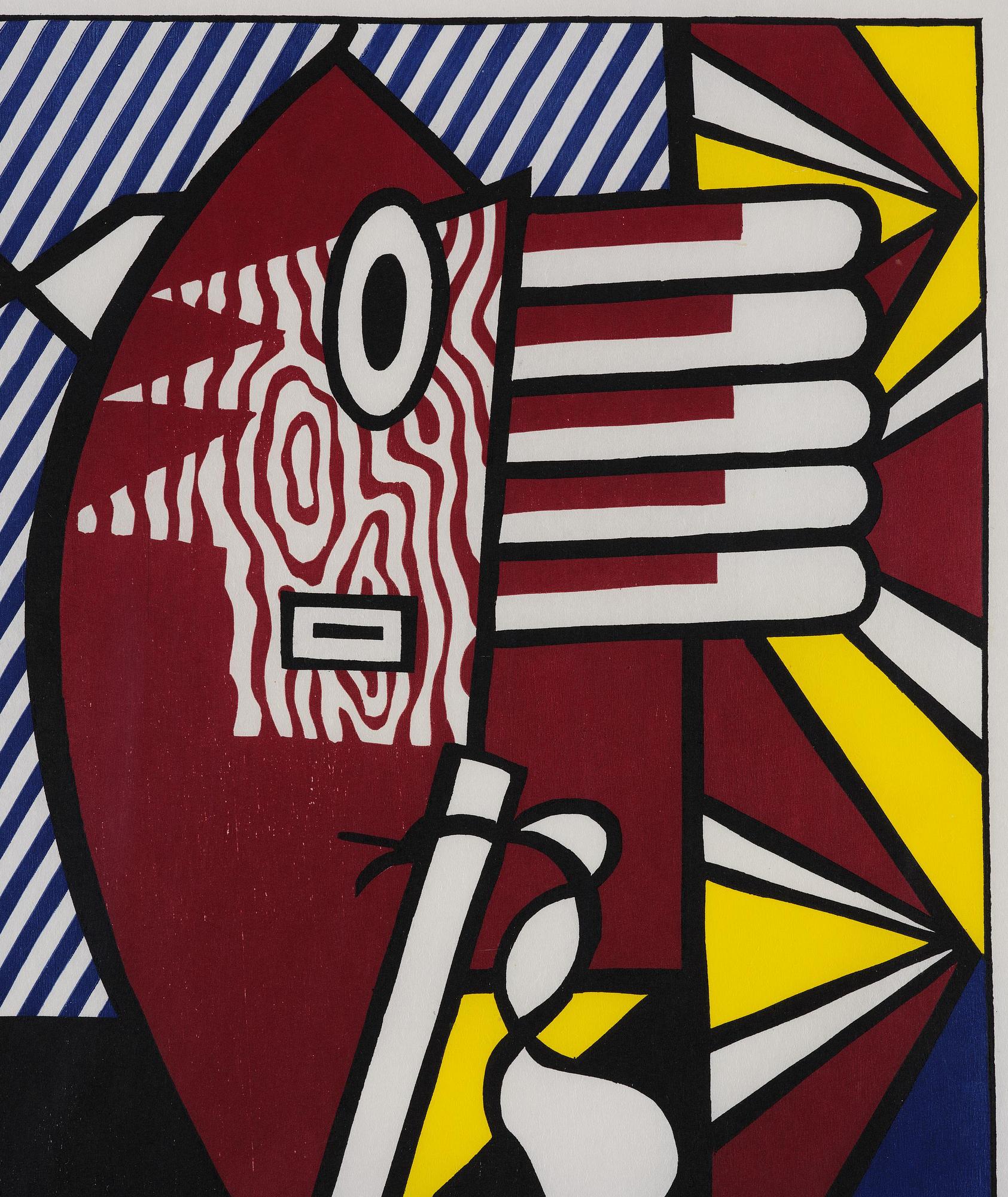 Roy Lichtenstein, "American Indian Theme I".