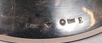 PARTI SILVER, 10 delar. Bla GAB Stockholm 1912.