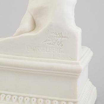 PER HASSELBERG, after. A parian sculpture from Gustafsberg, 1905.